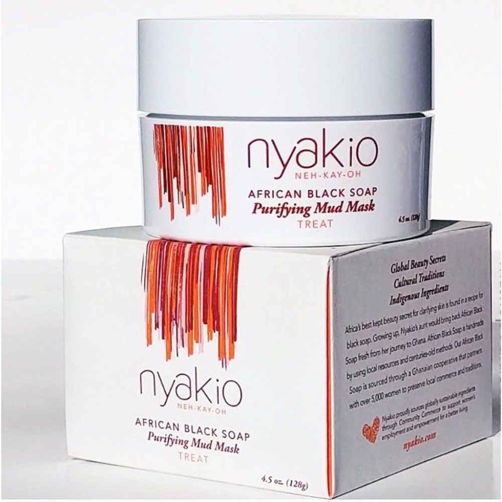 NEW Nyakio African Black Soap Mud Mask